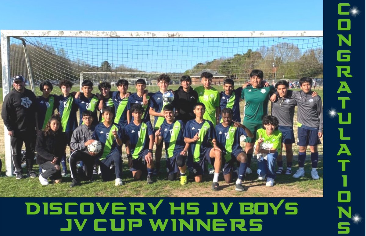 DiscoveryTitans's tweet photo. Congrats to DHS Boys Soccer Teams & their coaches! JV Boys won the Boys JV Cup Soccer Tournament for the 2nd year in a row while Varsity Boys are headed to State Playoffs also for the 2nd year in a row!
#titanup #wearediscovery #canthidethepride #soccerlife #wearethechampions https://t.co/5t10bOXnTE