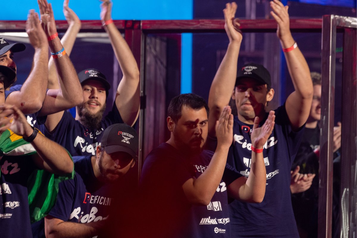 Perficient's tweet photo. That feeling when you’ve just scored a major win...big congratulations to our partner @RioBotz &amp; Perficient’s #Minotaur on advancing to the final stage of the 2021 @BattleBots World Championship Thur. April 7 on Discovery!

#TeamMinotaur #BattleBots 

https://t.co/pWBev9QRmt https://t.co/LG6qmTEQ9P