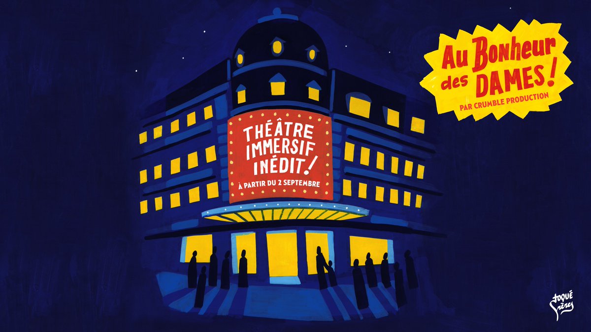 Sur une idée originale du Bon Marché Rive Gauche 
🌟 Vivez une expérience théâtrale immersive au cœur du Bon Marché, à l'occasion de ses 170 ans. Plongez la nuit tombée, au cœur du 19ème siècle, dans une version contemporaine de "Au Bonheur des Dames".
👉lebonmarche.com/fr/au-bonheur-…