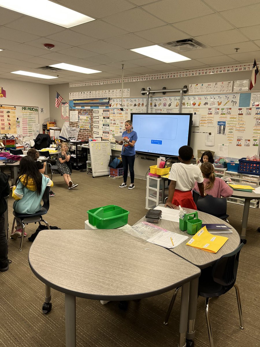 Thanks Mrs Mankoff for stopping by to go over math word problem strategies with us#DESisBEST