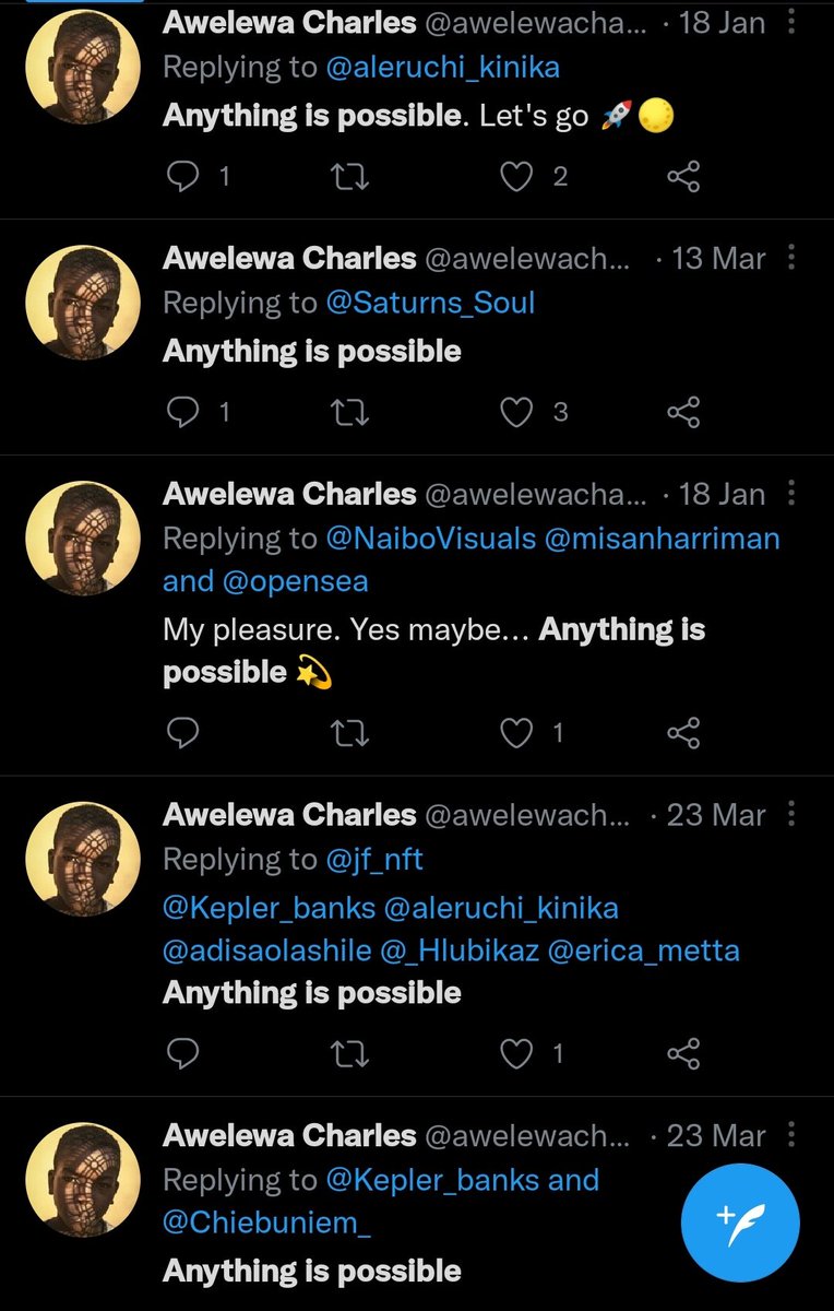 awelewacharles's tweet photo. Anything is possible 🕊️ https://t.co/xhxzM7HJwm