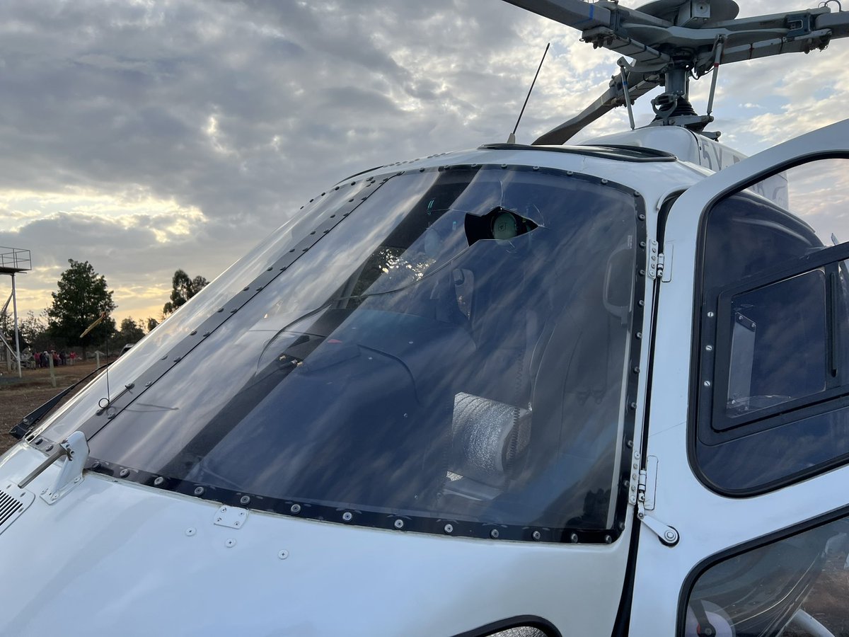 gladyswanga's tweet photo. This level of desperation is appalling. @ckositany organizing thugs to stone Baba's chopper midair is the highest level of political primitivity. @WilliamsRuto must be happy now. https://t.co/EEYPJnrOyJ