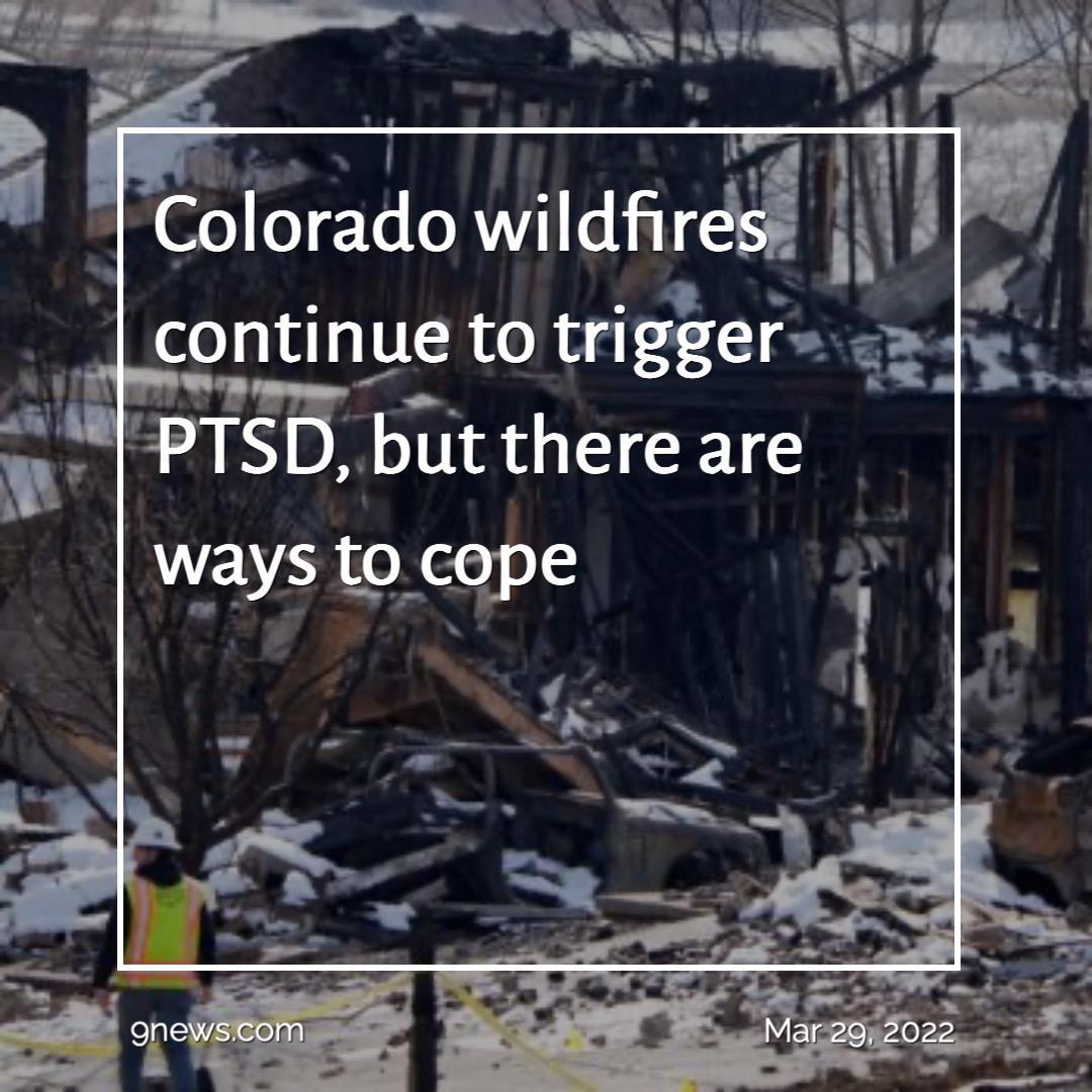 ColoCounseling's tweet image. Colorado wildfires continue to trigger PTSD, but there are ways to cope #coloradomentalhealth 9news.com/article/news/l…