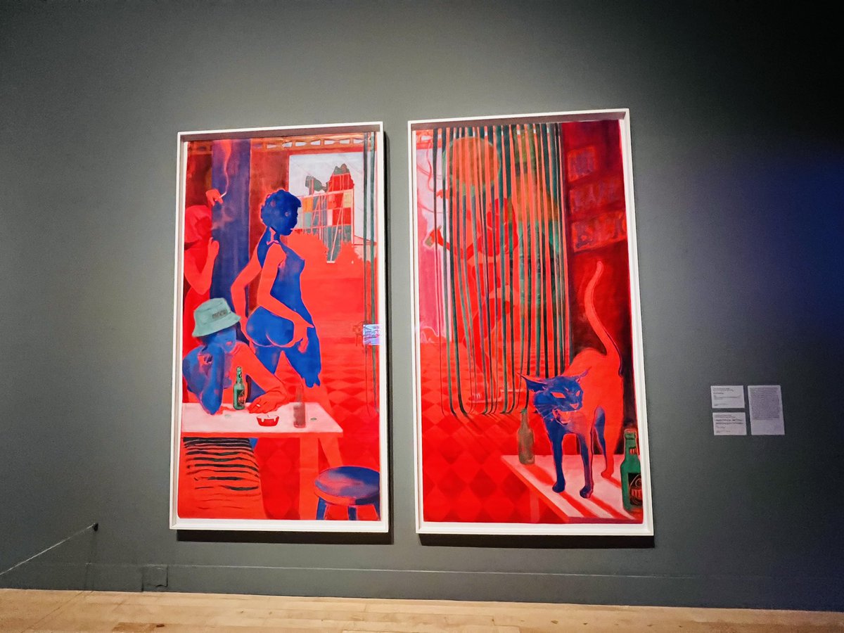 Matthewbarbados's tweet photo. I was blown away by @Tate #TateBritain exhibition on #LifeBetweenIslands- from the amazing ‘the procession’ by #HewLocke to a recreation of a #Caribbean living room in the 50s, to beautiful celebration of Caribbean #Art & #Culture https://t.co/UKQ8LO2JeF