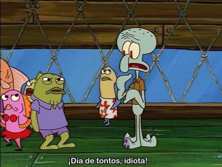 ledsoficial's tweet photo. No olvidó cuando calamardo hizo llorar a Bob esponja. ¡Feliz día de los inocentes! https://t.co/3UXZ8aSJt5