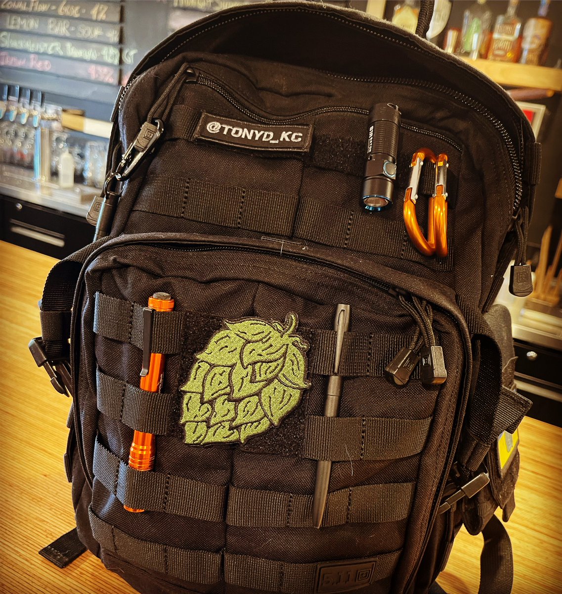Just got a #hops #moralepatch from @IPreferCraftIPA for my @511tactical #brewday bag. #idigit