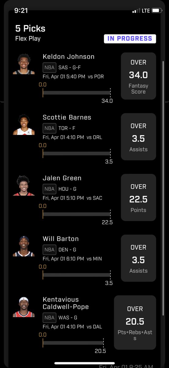 PrizepicksD's tweet photo. 2nd FlexPlay of the day! Going to give out one more then starting to switch over to more power plays! Like if tailing! #prizepicks https://t.co/klp6gqGJut