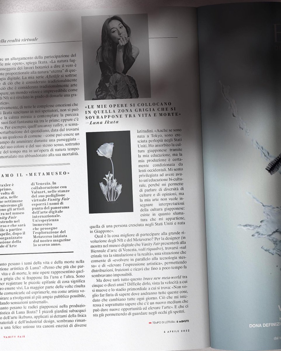lunaikuta's tweet photo. ˚✧₊⁎❝᷀ົཽ≀ˍ̮ ❝᷀ົཽ⁎⁺˳✧༚
@VanityFairIt @valuartdotcom #VFnewdigital 

https://t.co/FpEjIUjWVt https://t.co/sSUq0gPh2O