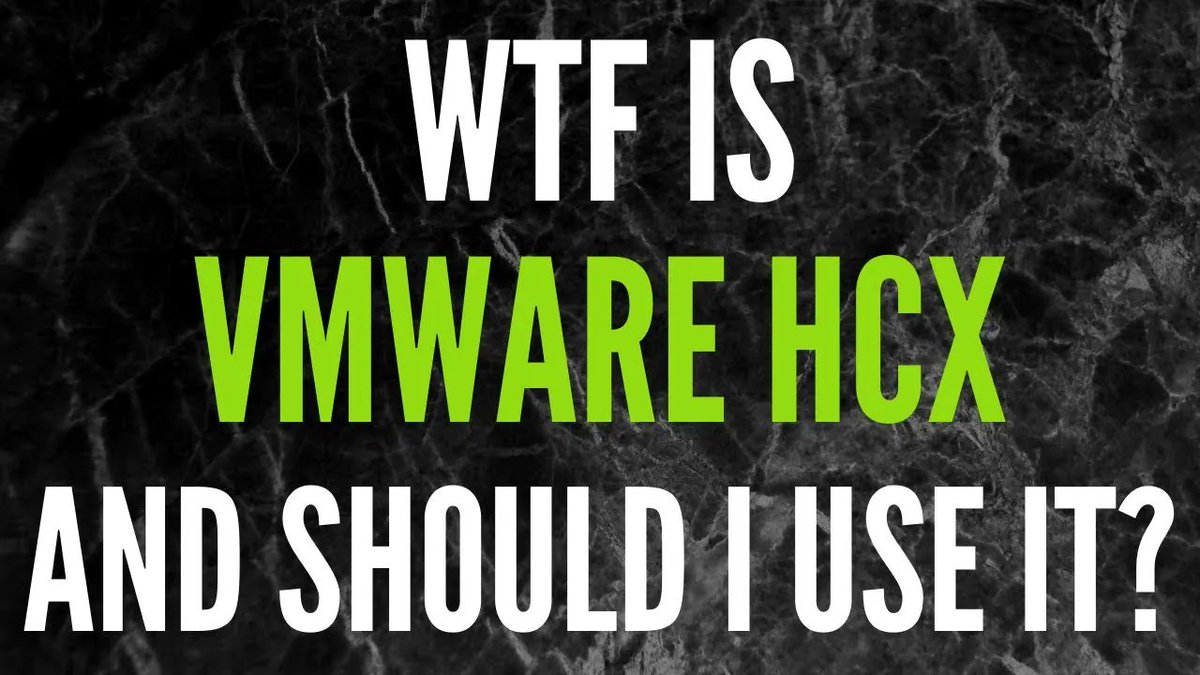 TrainTechBytes's tweet image. If you&apos;re needing to migrate VMs between vCenters or Sites - you should definitely take a look at VMware HCX! It&apos;s VMware&apos;s best-kept secret! Check out this breakdown of what HCX is by Mike Ghazaleh on YouTube @ buff.ly/31iclcs #NRDYTech #VMware #vsphere #vmug