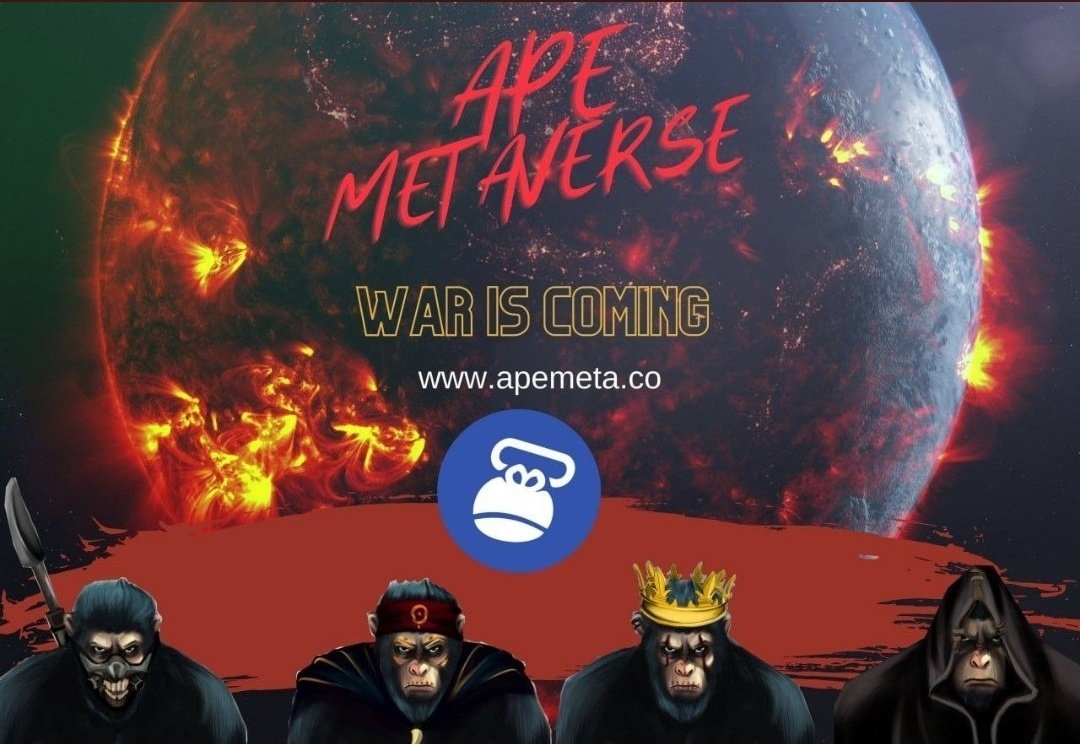PoLi_VilaNova's tweet photo. @cryptogems555 @apemetabsc
$APEMETA #apemeta #ToTheMoon #BSC #BSCGem #BSCGemsx100 https://t.co/u8zRR7R8CO
