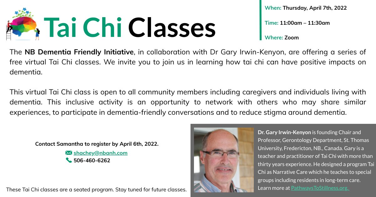 garyirwinkenyon's tweet image. You are invited to join us for the next session Thursday April 7 at 11:00 ADT #stillness #selfcare #narrativecare #taichi #stressrelief  #dementia 
Pathways to Stillness: Reflect, Release, Renew #amazon #indigo #audible #iTunes