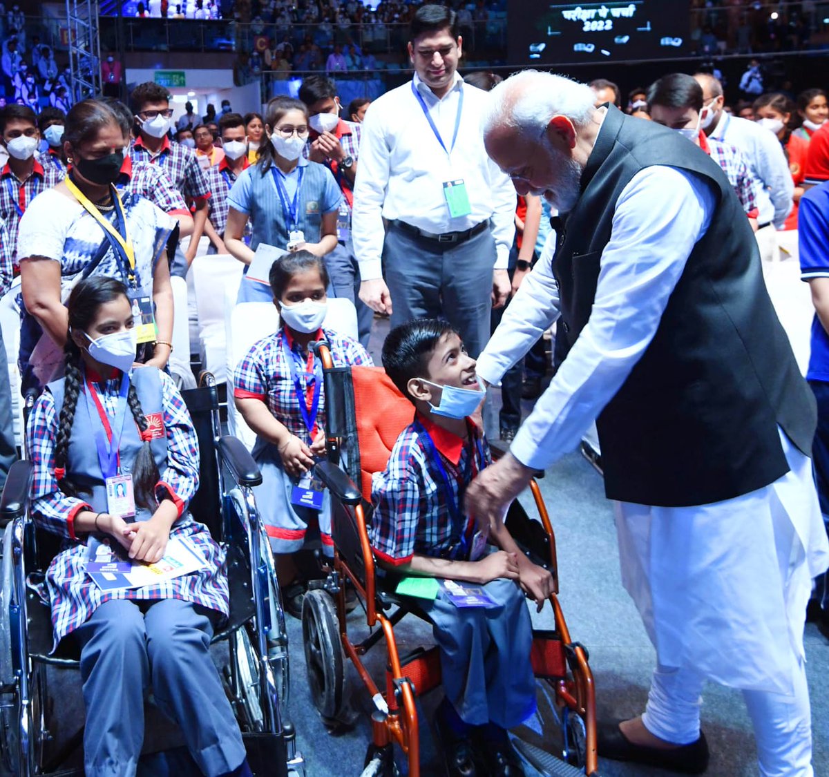 MYogiDevnath's tweet photo. प्रधानमंत्री आदरणीय श्री @narendramodi जी के 'परीक्षा चर्चा' कार्यक्रम के विशेष क्षण https://t.co/0emDe4voUb