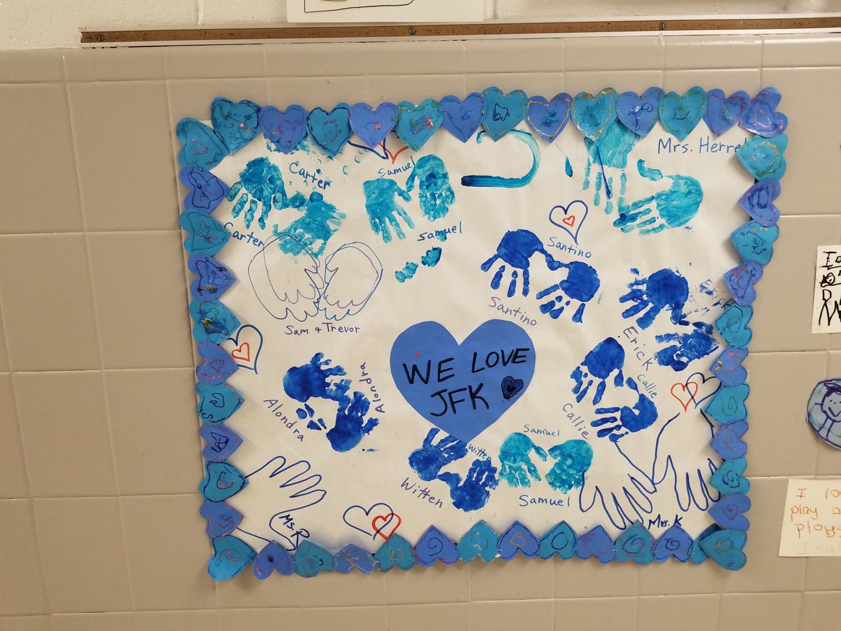 MrsHerrellPreK's tweet photo. We celebrated our school winning a blue ribbon award today! The kids had a blast! We made noise makers and hearts and talked about why we love our school! #jamesburgproud @JamesburgPublic @LynnZinser_5 @KrisDeFazio @JenVanderburg https://t.co/2A4FnfFbnG
