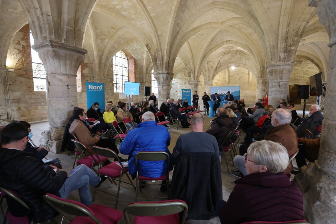 departement59's tweet photo. Les rencontres territoriales se poursuivent dans le #Nord !

@NicolasSiegler rencontre ce soir les maires de l’arrondissement de #Cambrai pour présenter les dispositifs d’aides à l’aménagement en faveur des communes. 

#LeDépartementEstLà pour ses territoires. https://t.co/scGfaG5KXu