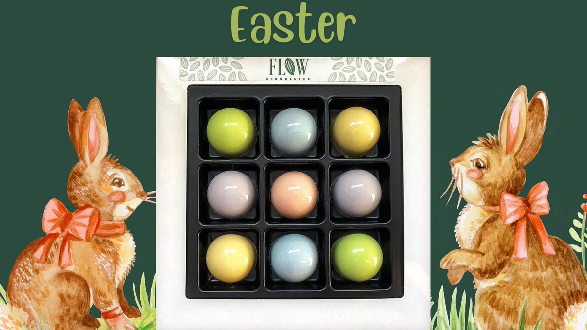 Orders for April 6th are now sold out. Thank you so much for your support 🙏 

A Few boxes are still available for April 13th flowchocolates.ie/shop
.
#Easter #chocolate