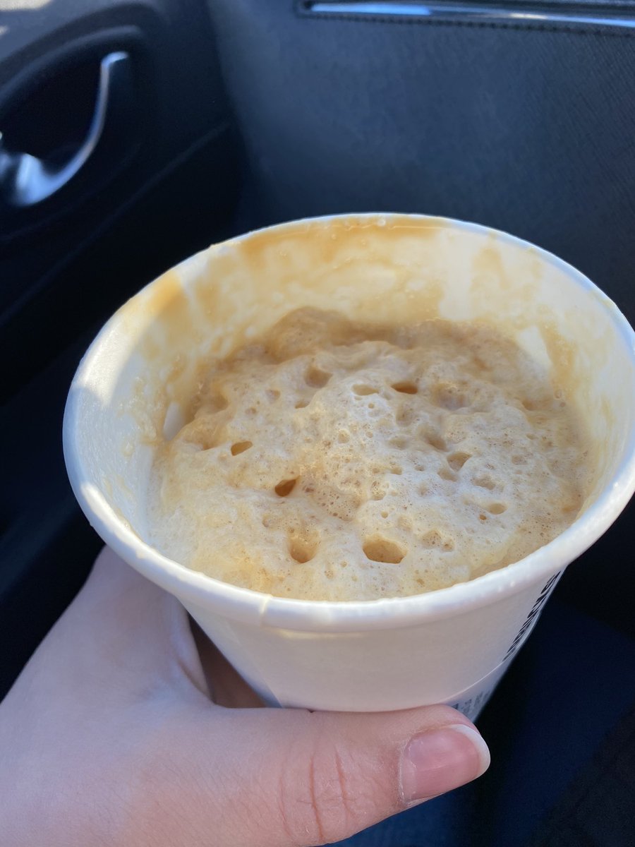 fballvet's tweet photo. Also … a cup of foam with an inch off the top this morning 🙄 not even taken a sip yet https://t.co/2WT6zQtihs