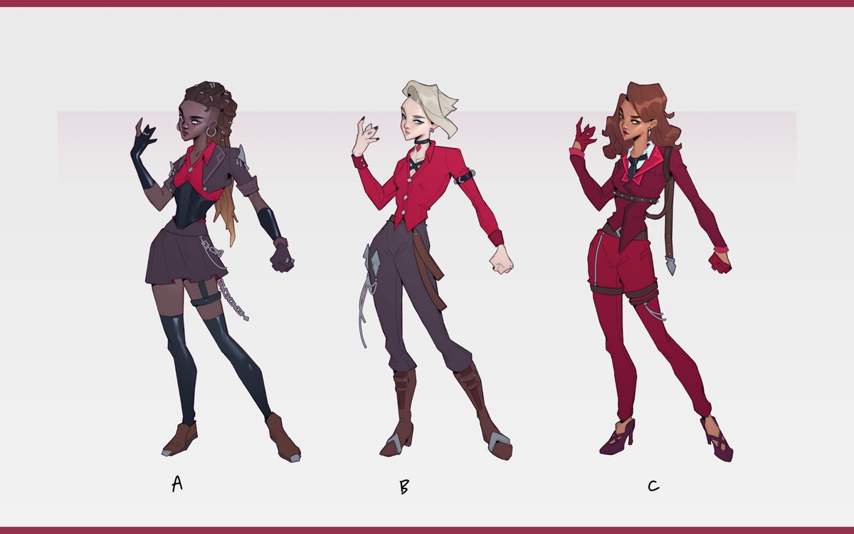 「Some fem NPC outfit explorations for my 」|Devin 杨 ❄️☃️🎄のイラスト
