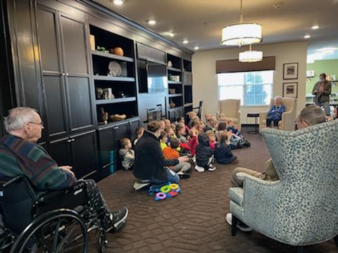 MeadowsDelphos's tweet photo. Tender Times Preschool came over this morning and sang for our residents! It sure put a smile on everyone's face! https://t.co/CYzZ2z6SxL
