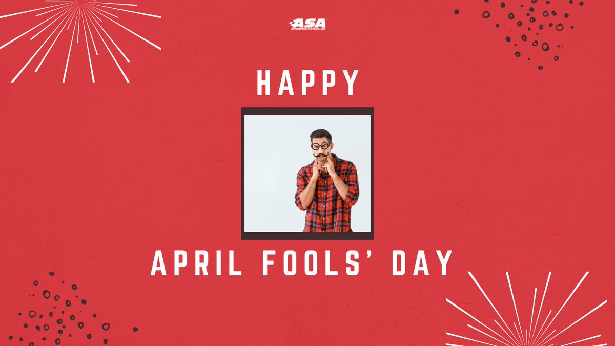 asa_tire's tweet photo. April Fools’ Day on April 1 is a day where many of us unleash our most creative sides, all in a hilarious – sometimes over the top – attempt at bamboozling those around us. It's the most fun, exciting, and anxiety-filled day of the year! #aprilfools #aprilfoolsday #prank https://t.co/mEdbVIgzvG