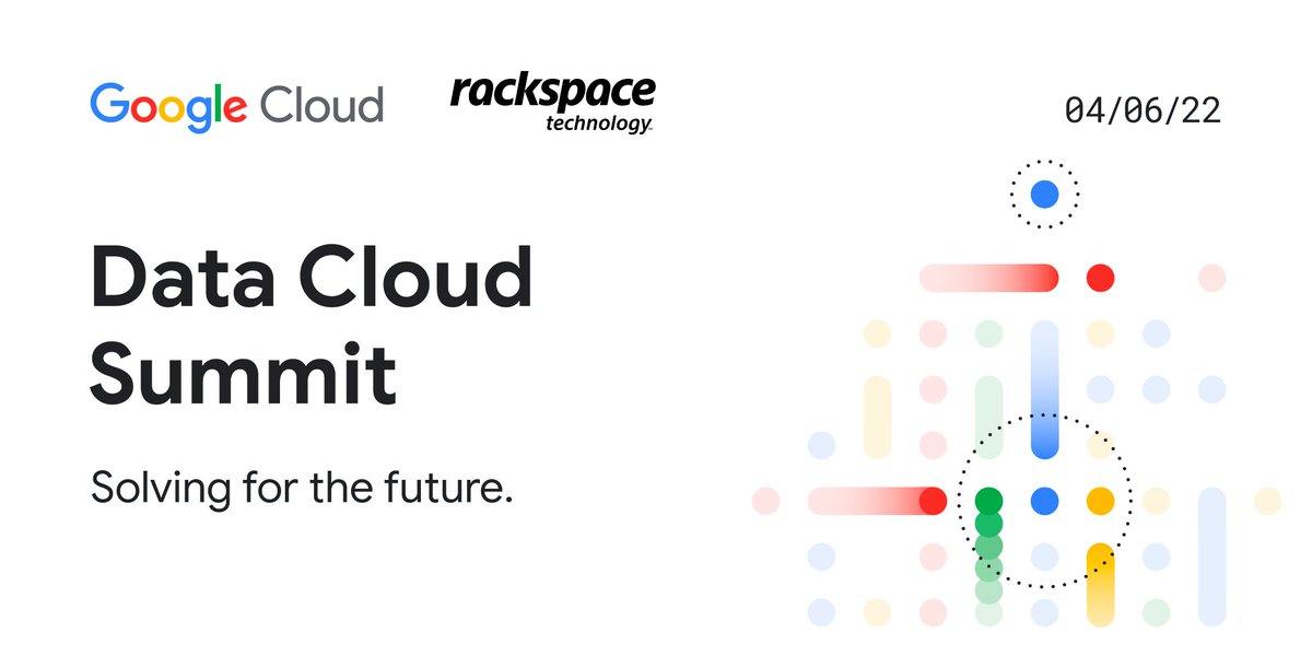 Rackspace's tweet photo. Join us for the @Google Data Cloud Summit on April 6th to gain insights from #technology leaders and #data professionals to capitalize on the next wave of #datasolutions. Register for free today: https://t.co/LjbaktB0lT
#GoogleDataCloudSummit #Cloud #Summit #TechLeaders https://t.co/NgcvKfTNtu