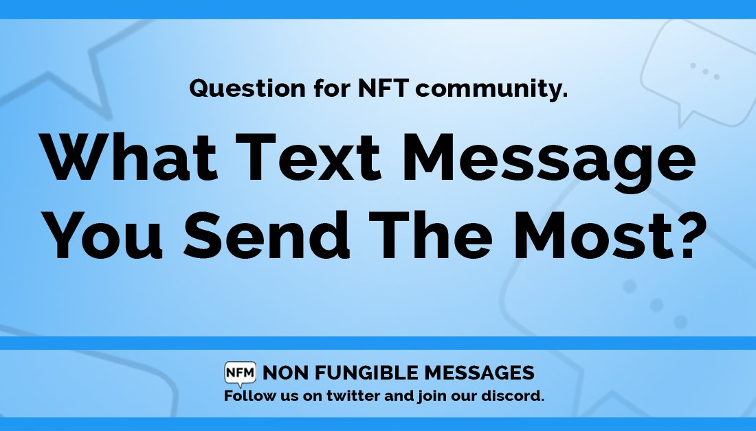 ♦ Non Fungible Messages ♦ tweet media