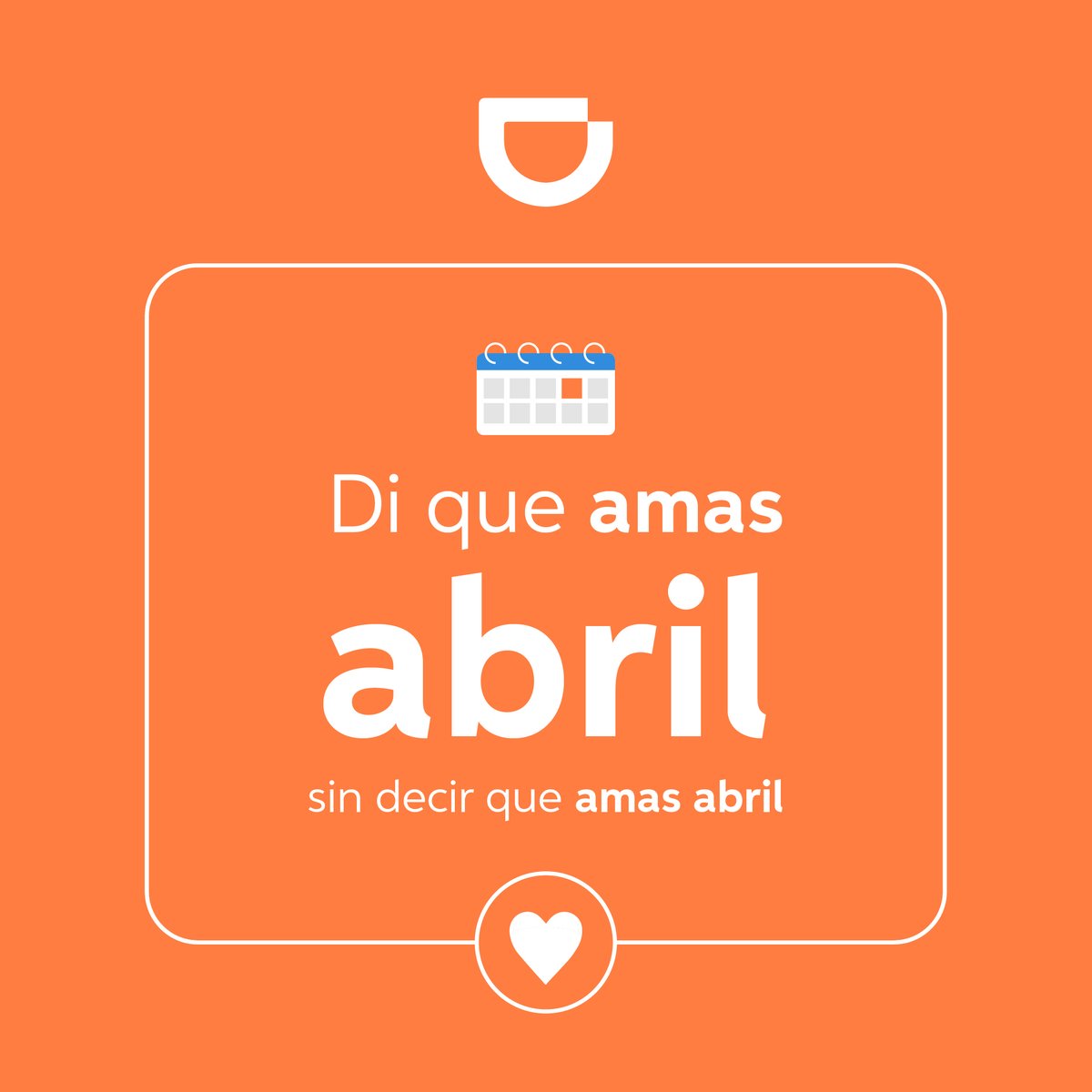 😎Empezamos nosotros:🏖️ es el mes perfecto para tomarte un break, 🙋🏽‍♂️🙋🏻‍♀️adelantar cuaderno con los amigos y familiares. ¡La excusa perfecta para #RecargarEnergía! 🤩 

📱Haz tu solicitud de viaje a través de DiDi y conéctate con los tuyos.
#DiDiContigo #BienvenidoAbril