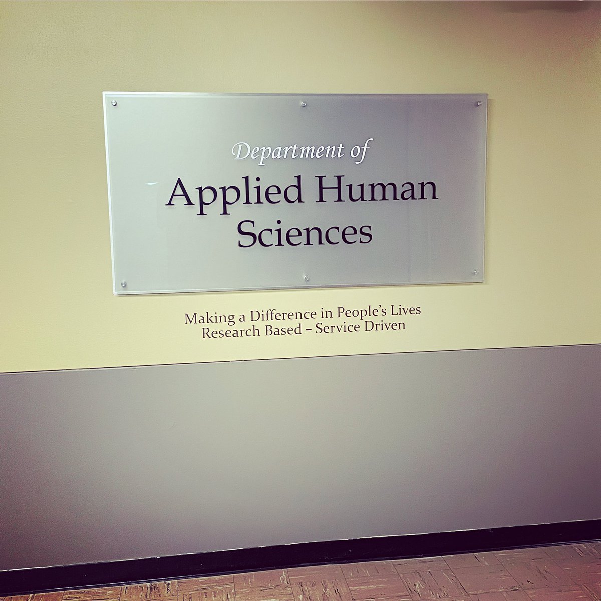 OMallon's tweet photo. The Department of Applied Human Sciences is such a wonderful home for the Conflict Resolution Program. Come join us at a great university, in a wonderful college, in a tremendous department, and a life-changing program! #KStateHHS #KStateAHS #KStateCNRES๐ @KStateHHS @KStateAHS https://t.co/5jytcJohkr