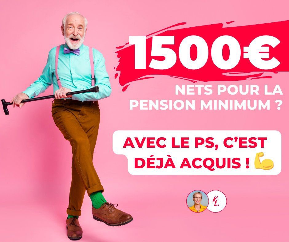 PhilippeClose's tweet photo. ✅Aujourd’hui, le montant de la pension minimum atteint 1502€ bruts pour un pensionné isolé avec une carrière complète grâce à la nouvelle indexation.
🤔Et les 1500€ nets ? Chose promise, chose due: la pension minimum dépassera les 1500 euros nets avant la fin de la législature https://t.co/KnQ6uXSjjq