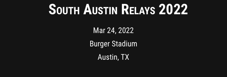 New PR in Long Jump at the South Austin Relays