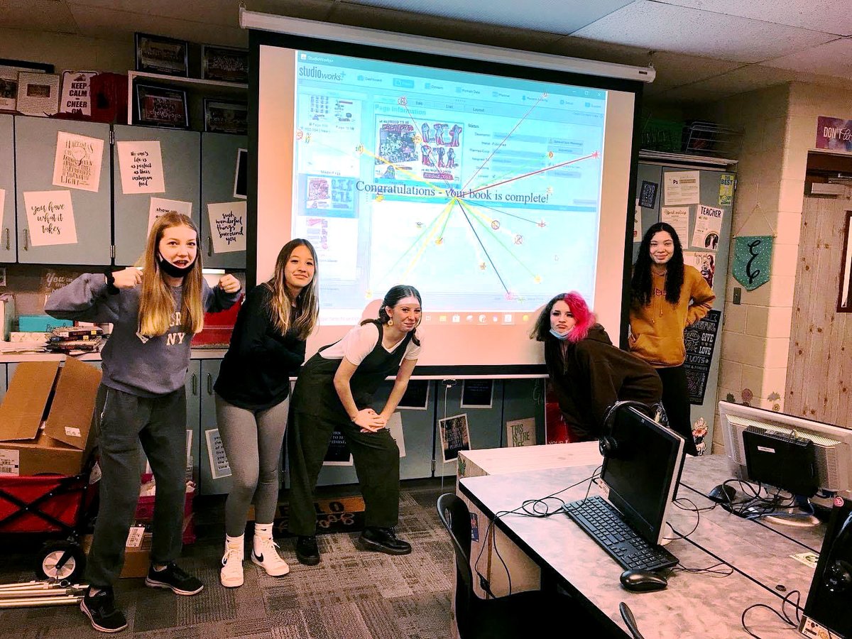BalfourYB's tweet photo. All blue pages + fireworks = DONE.
Congratulations to the Santa Fe Trail MS yearbook staff!
📸 Melissa Erker
#balfour #yearbook #balfouryearbooks #yearbookDONE #finallyfinished #finaldeadline #adviserlife #yerd https://t.co/2v4CvXznxP