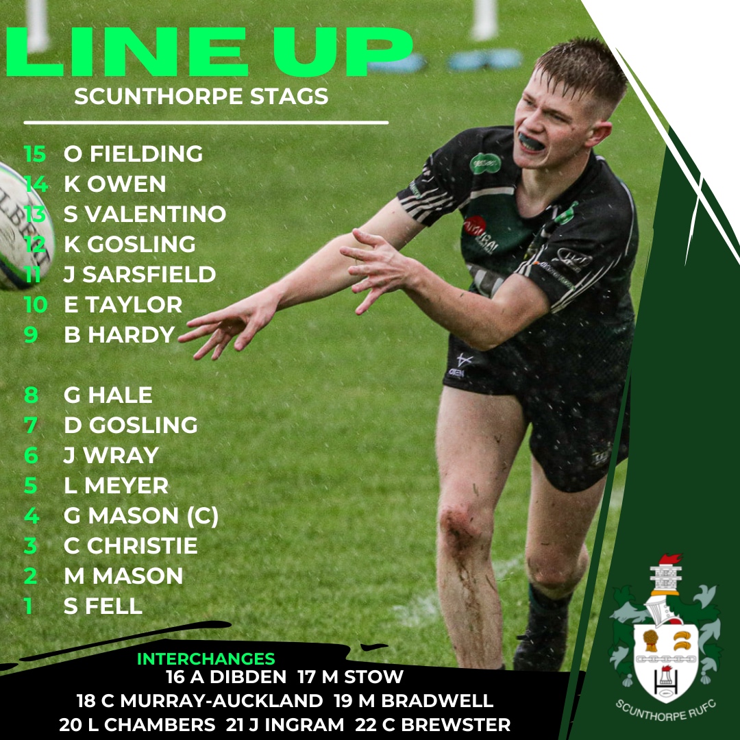 SCUNTHORPE STAGS TEAM NEWS 🏉🏉📢📢

Scunthorpe Stags vs @BridgnorthRFC 2nds

🗓 Saturday 2nd April 2022
📍 Heslam Park
⏰ 15:00

#greenmachine 🏉🏉🏉