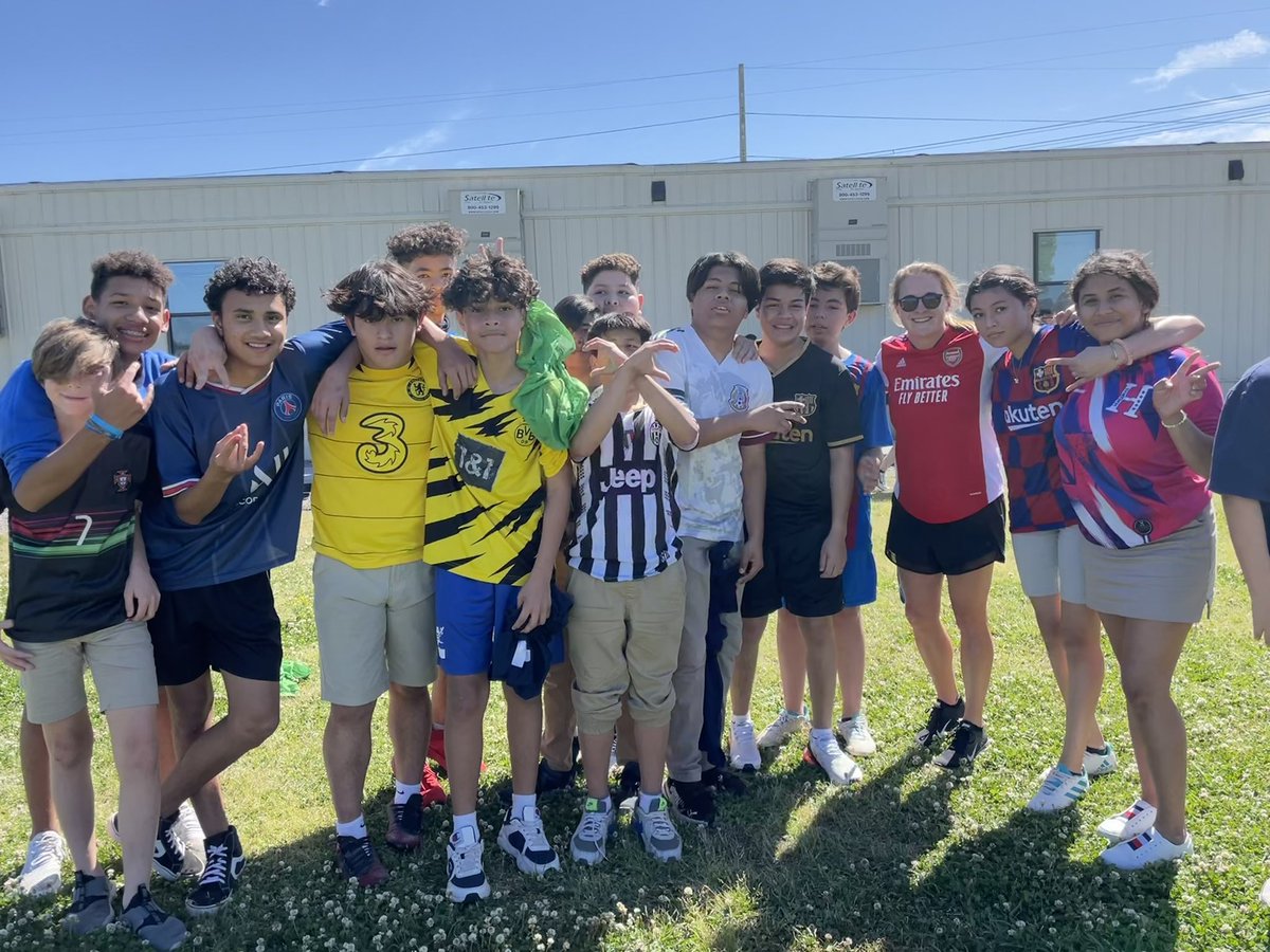 Coach_Kemerer's tweet photo. Last club day of the year! We’ve had fun in Soccer Club ⚽️💙 https://t.co/H77ymYY542