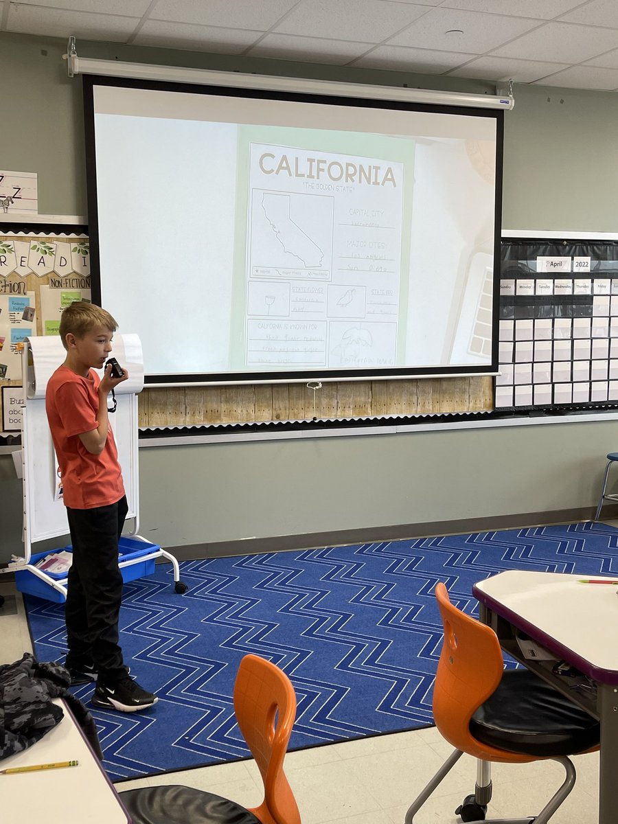 cherokee3A's tweet photo. Sharing our State reports in Extended Learning…we have loved this unit! 🇺🇸 https://t.co/AWNt4VVmtR
