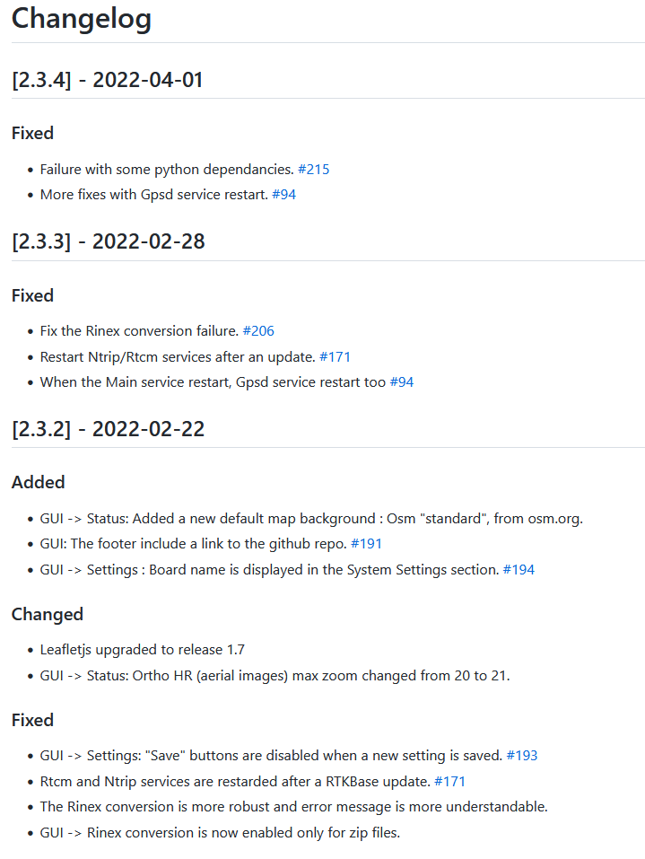 stfmani's tweet photo. #RTKBase 2.3.4 is available.
Many fixes included since v2.3.2 v2.3.3
https://t.co/uLZ5ANSJnt https://t.co/8SdXFOwRBx