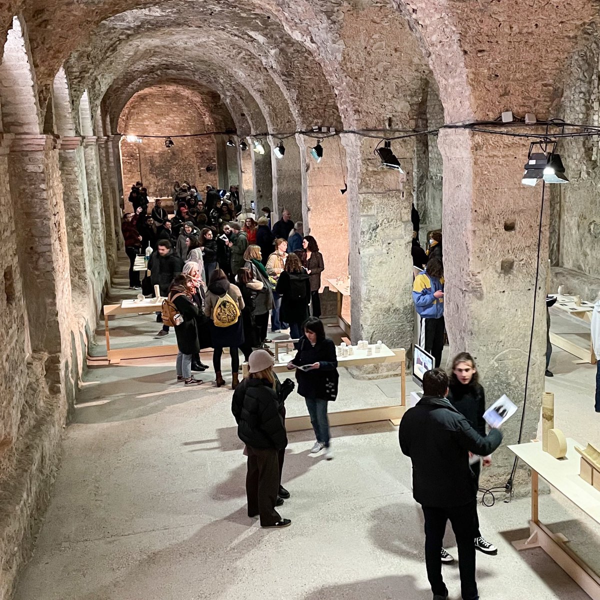 GrandReims's tweet photo. Vernissage de #CERAMIX4 : une exposition du Prix Céramique de l’@ESADdeReims, soutenu par #Prisme. A retrouver jusqu’au 24 avril au #Cryptoportique (place du Forum à #Reims). => Infos https://t.co/dYsi3CYed2 https://t.co/snEBmWbtr5