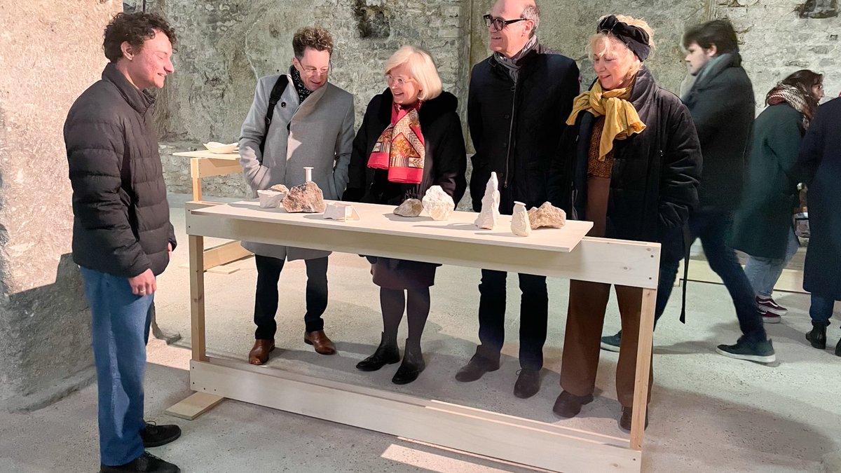 GrandReims's tweet photo. Vernissage de #CERAMIX4 : une exposition du Prix Céramique de l’@ESADdeReims, soutenu par #Prisme. A retrouver jusqu’au 24 avril au #Cryptoportique (place du Forum à #Reims). => Infos https://t.co/dYsi3CYed2 https://t.co/snEBmWbtr5