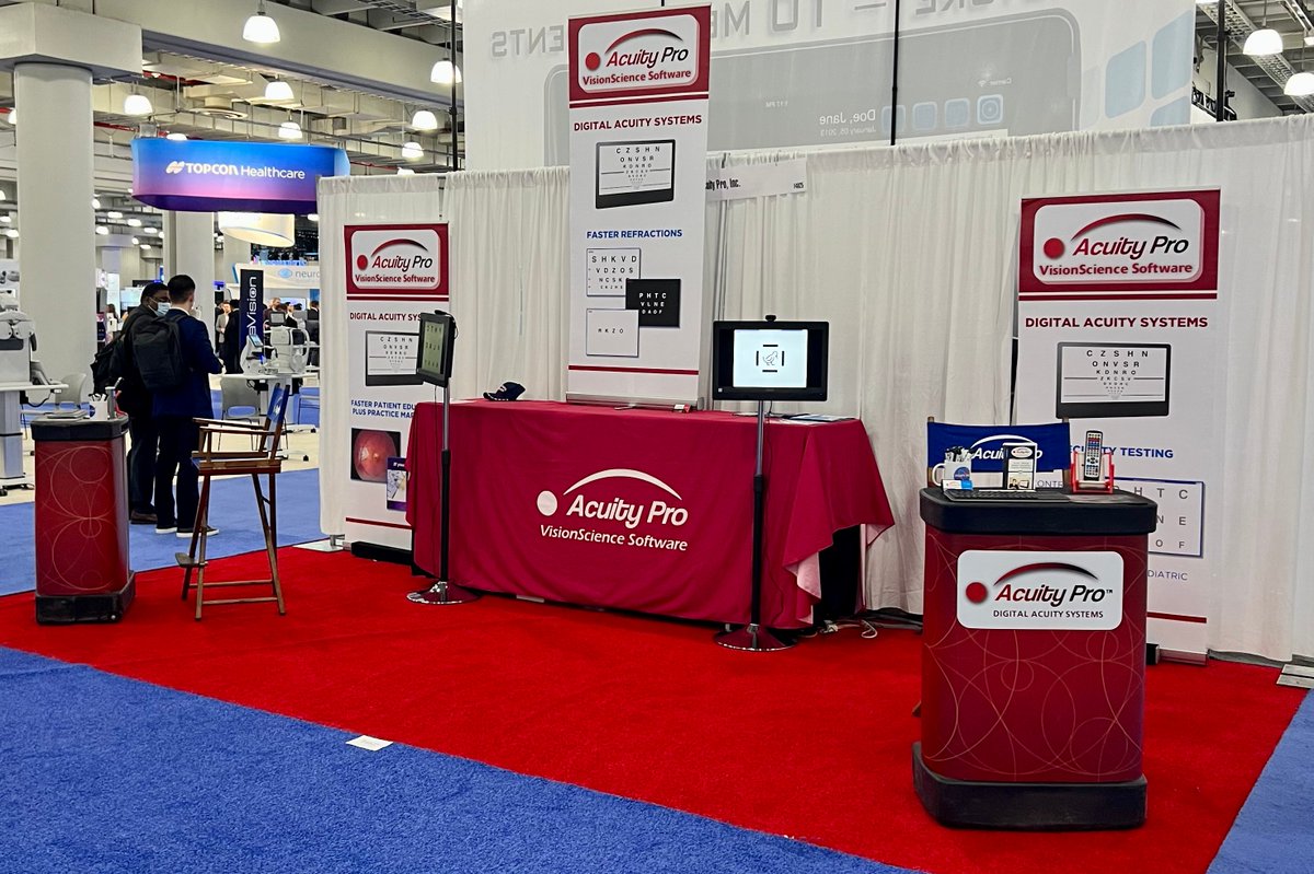 Join Acuity Pro Digital Acuity Systems in Booth F4825 at #VisionExpo in NYC! Can't attend the show? Email us at info@acuitypro.com for promotional pricing.