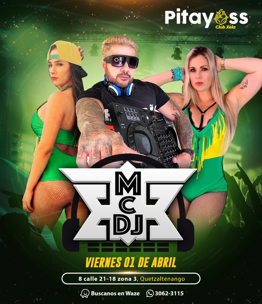 pitayassxela's tweet photo. Es hoy pitayassxela  M c dj Viernes 1 Abril
         Te esperamos Pitayass Xela 🥳🥳🥳🥂

#verano2022 https://t.co/LBHD5d30MU 
https://t.co/RLIItVH4bw  #nightclub  #VidaNocturna 
Tel:30623115🍹⛱⛱⛱☀️🥳🥳🍻 https://t.co/pG6fi6ZV5J