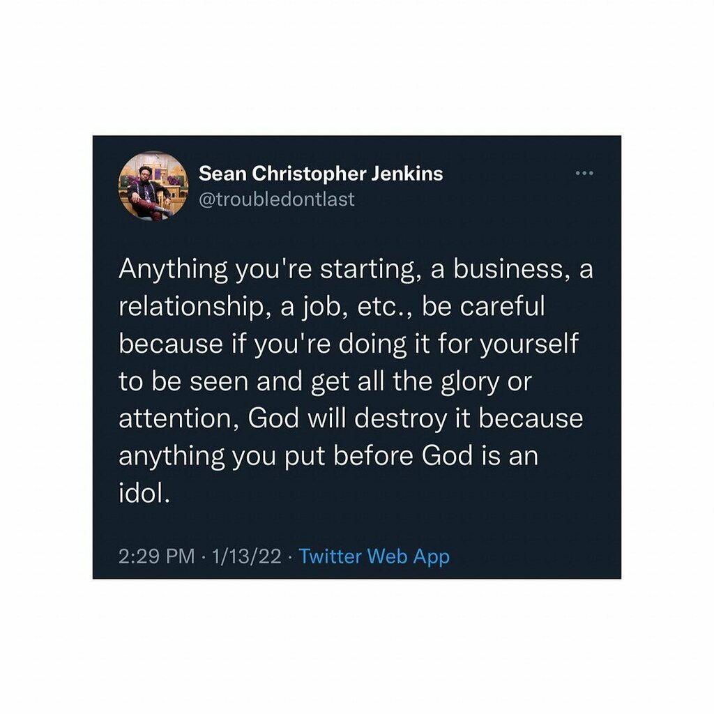 troubledontlast's tweet photo. Hold everything in your hands lightly, otherwise it hurts when God pries your fingers open. #seekgodfirst
He is jealous for me. #godcomesfirst
What is taking priority in your life?
Always remember that God is a jealous God, and He fights whoever want… https://t.co/z9Y73gkV3Y https://t.co/Rw9nsIKb7H