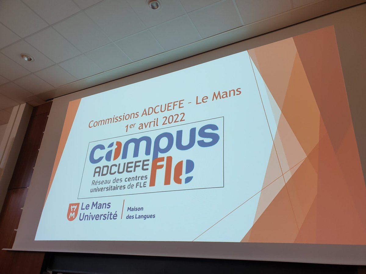 PatriciaGardies's tweet photo. @LeMansUniv @ofcourselemans @sarthefr @sup_recherche @paysdelaloire @Adcuefe @SalamPierre @SilvusDURAND Ravie d'avoir pu animer cette nouvelle réunion @Adcuefe 👏 à @SalamPierre pour son accueil chaleureux à @LeMansUniv. Accueil des étudiants ukrainiens, #DUpasserelle #DUEF ...programme chargé et échanges fructueux ! Merci à tous🙂 @Label_FLE @languesFR @DIRefugies https://t.co/DICtIgAecy