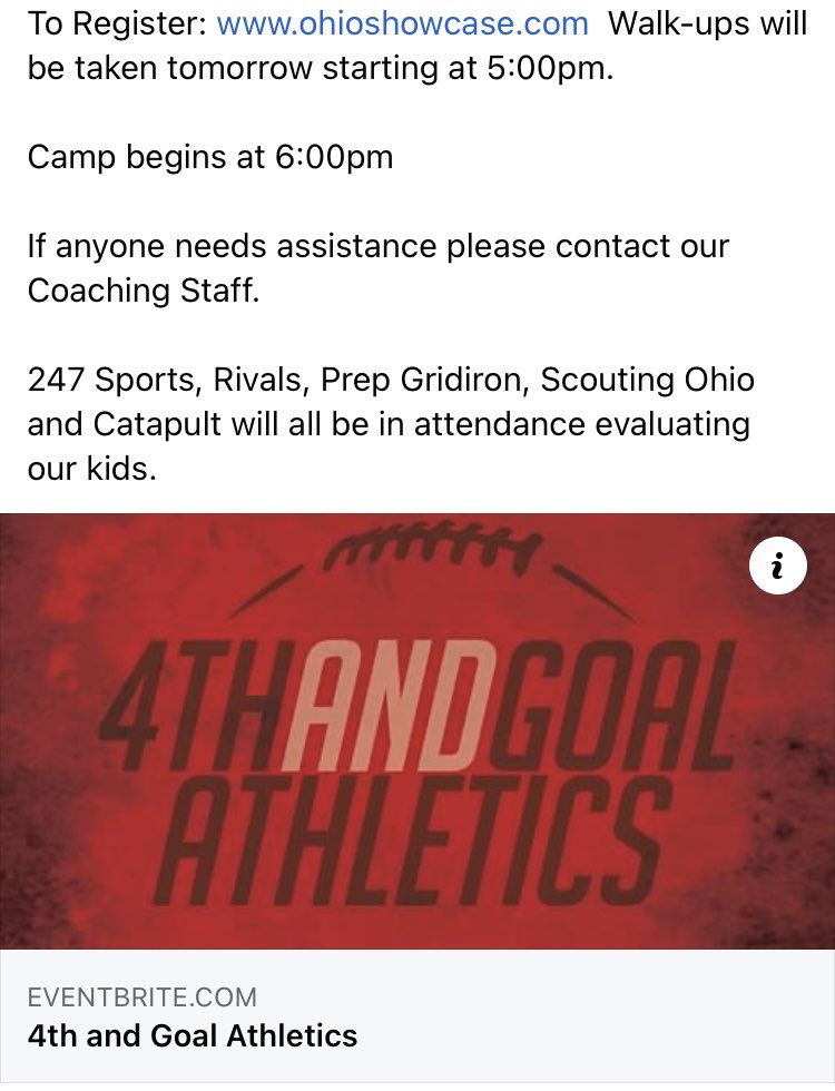 usmcbmg's tweet photo. @MaltarichKyle @SamuelDixon24 get the team together and go show out in Ironton 6pm. Start getting them 24/7 stars on y’all’s name #ohioshowcase #247sports #irontontigers #westholmesknights https://t.co/nao5MXsIRC