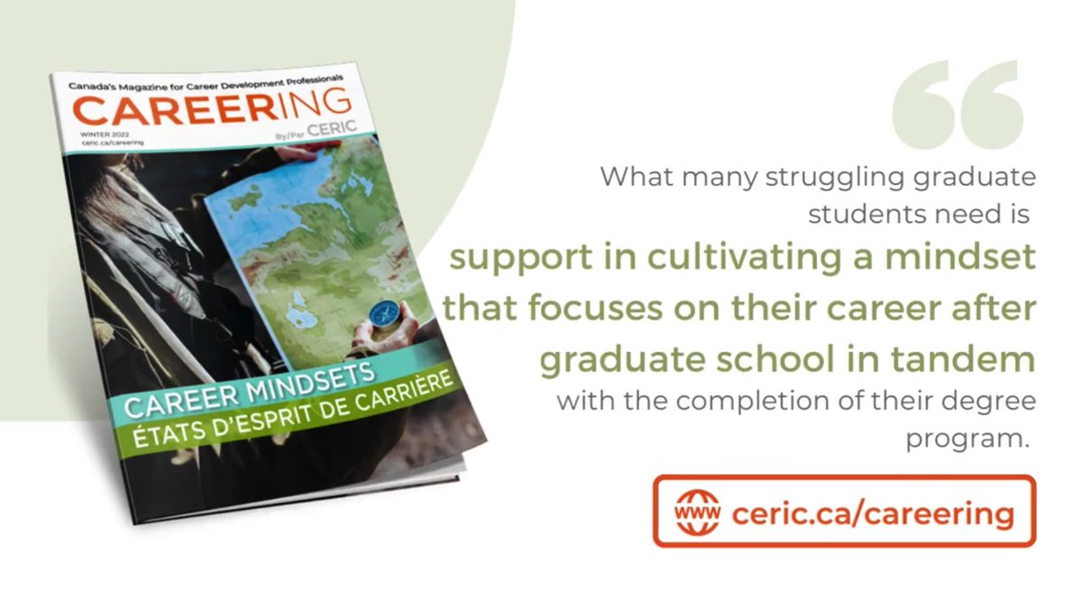 <a href="/DendroicaD/">Dinuka Gunaratne</a> recently contributed to our #CareerMindsets issue of Careering on design thinking mindsets. It's a great read on #gradstudent perspectives and #careers: ceric.ca/2022/01/cultiv…