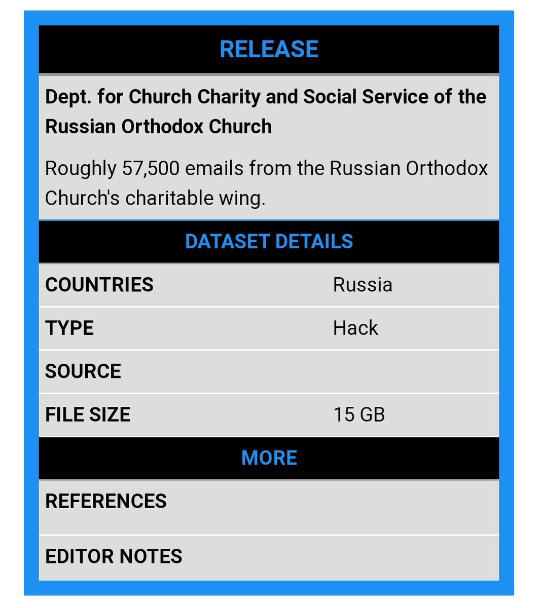 S0ufi4n3's tweet photo. Dept. for Church Charity and Social Service of the Russian Orthodox Church. Roughly 57,500 emails Leaked by #DistributedDenialofSecrets
@Cyberknow20
@SOSIntel
#RussiaUkraineWar #CyberAttack https://t.co/N5LMnKNXml