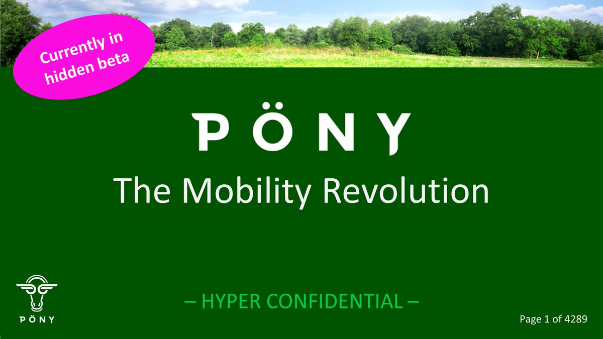 PonyMobilityInc's tweet photo. We know there are many great #startups in the #mobility space. But investors keep telling us, we're the best one. And we don't disagree! https://t.co/9X5fPqCZ6W