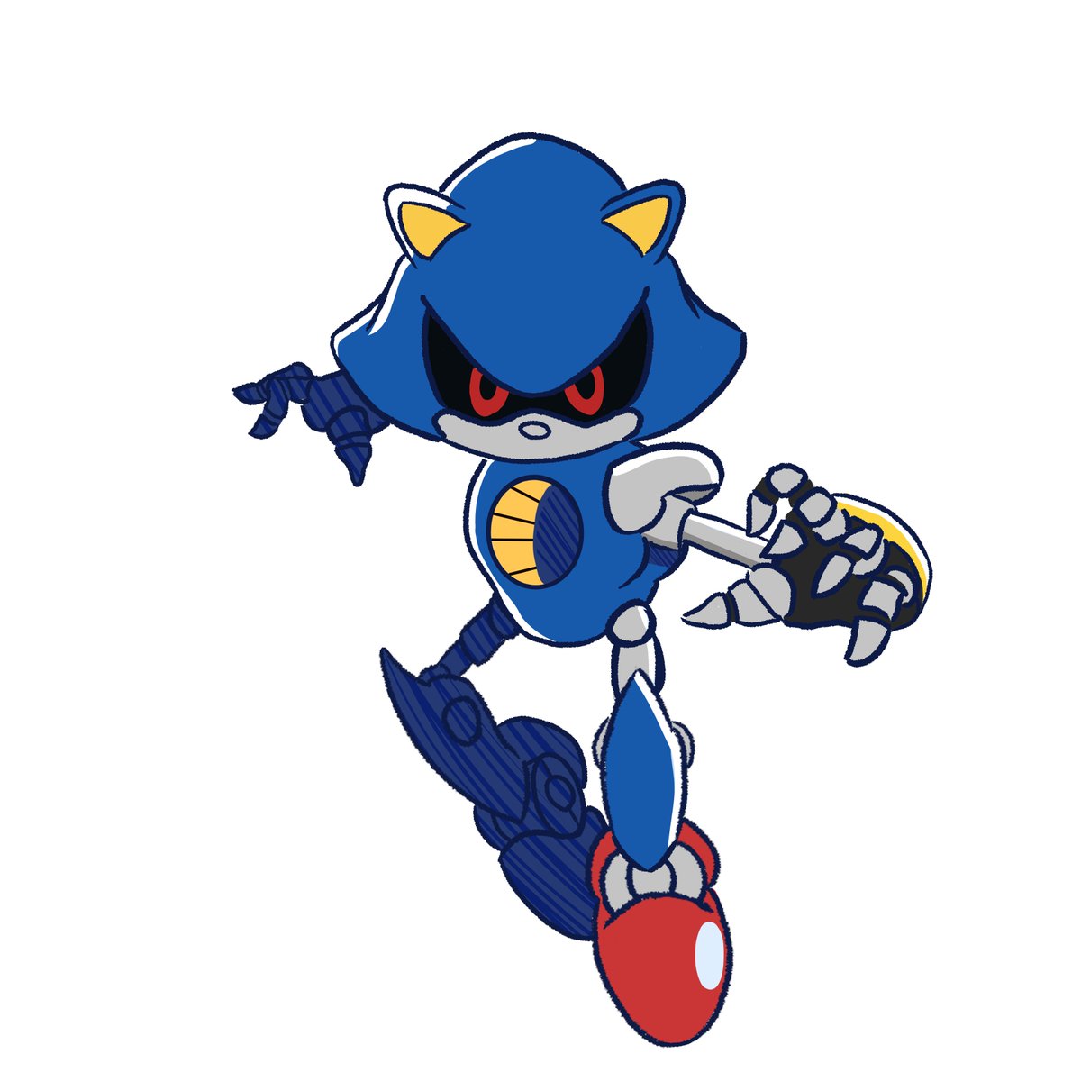 Crimson_Gaia's tweet photo. Just thought I'd put a spotlight on the new art for Metal Sonic we're using in Sonic Riders DX v2.0.

1st is by @Mookal_
 
2nd a render by @firegodjr (model by @firegodjr, @CGYacker, @argx2121)
#sonicriders #sonic #srdx https://t.co/WLYK2OeRFo