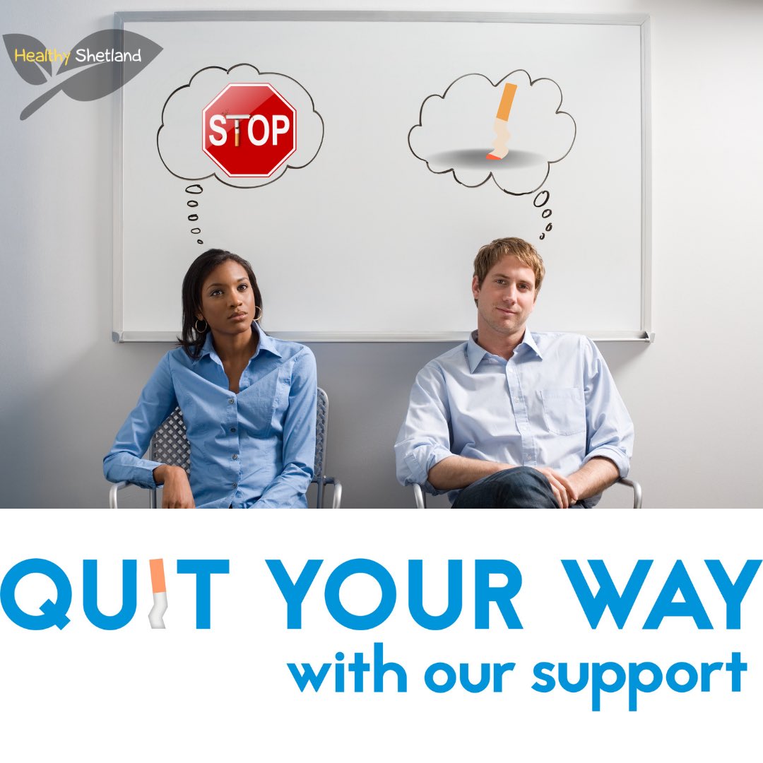 HealthyShetland's tweet photo. Our brand new Stop Smoking Support Group is starting on Wednesday 6th of April, and will run for 6 weeks on the first 3 Wednesdays of April and May from 4.30-6pm in Lerwick. If you'd like to sign up, call us on 01595 807494 or email info@healthyshetland.com https://t.co/cmxGshBQuC