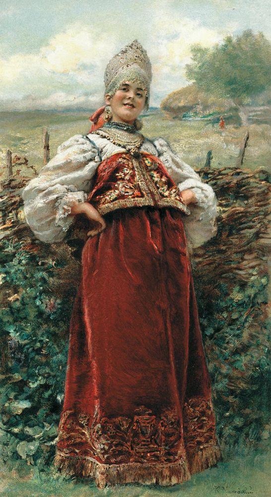 Portrait #konstantinmakovsky #romanticism