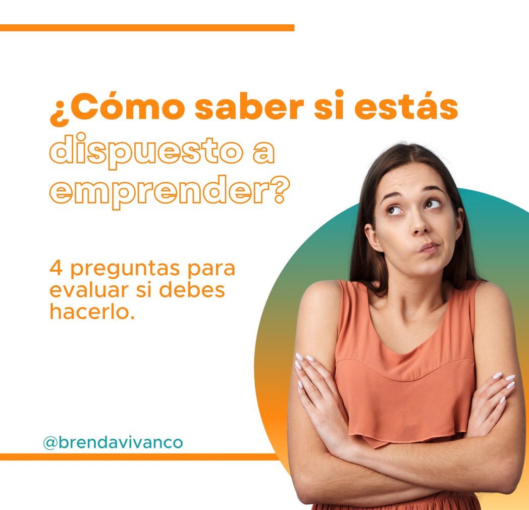 BrenVivanco's tweet photo. ¿Estás dispuesto a arriesgarte para emprender? 🤔

¿Qué hacer frente a un mar lleno de dudas? ¿Cómo saber cuáles contestar y cuáles ignorar?

He estado en la misma posición que tú, y antes de arriesgarlo todo te presento 4 preguntas que me ayudaron a saber si estaba preparada. 👇🏻 https://t.co/5Y5LgW4Uke