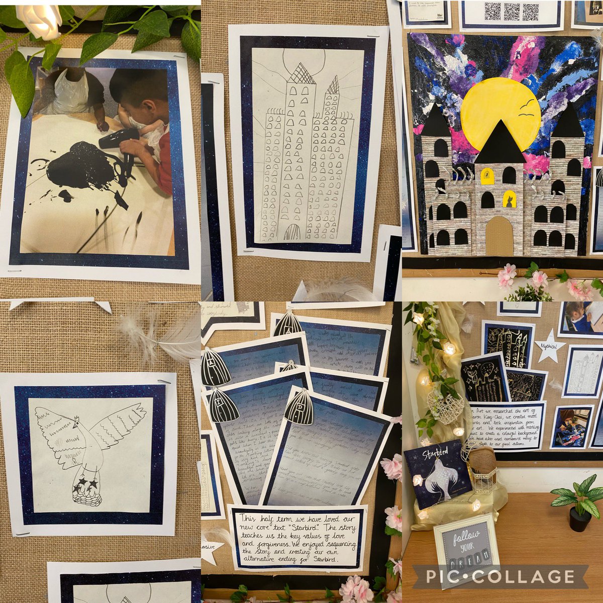 FoxfldPlum's tweet photo. So proud of Year 2 for their fantastic writing and artwork inspired but the story Starbird by @SharonKingChai your persuasive letters and alternative endings really highlighted the key themes of the story and were thoroughly enjoying to read! @foxfield https://t.co/dMm80Cf5Sr