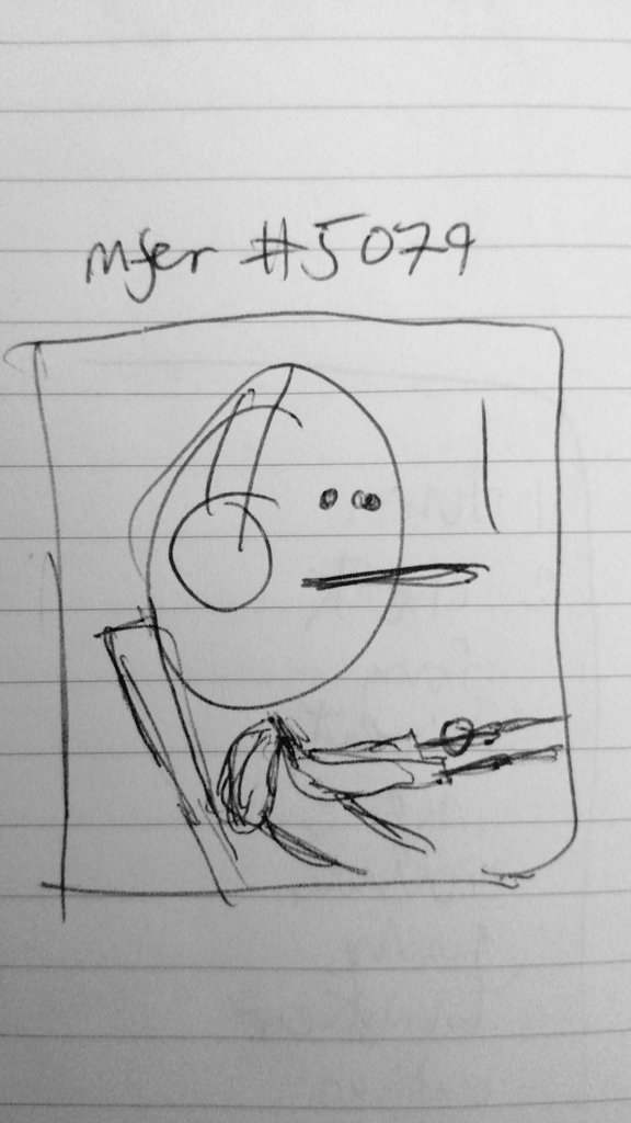 Drew my mfer, mfer. #mfer #mfers #mfernft #nft